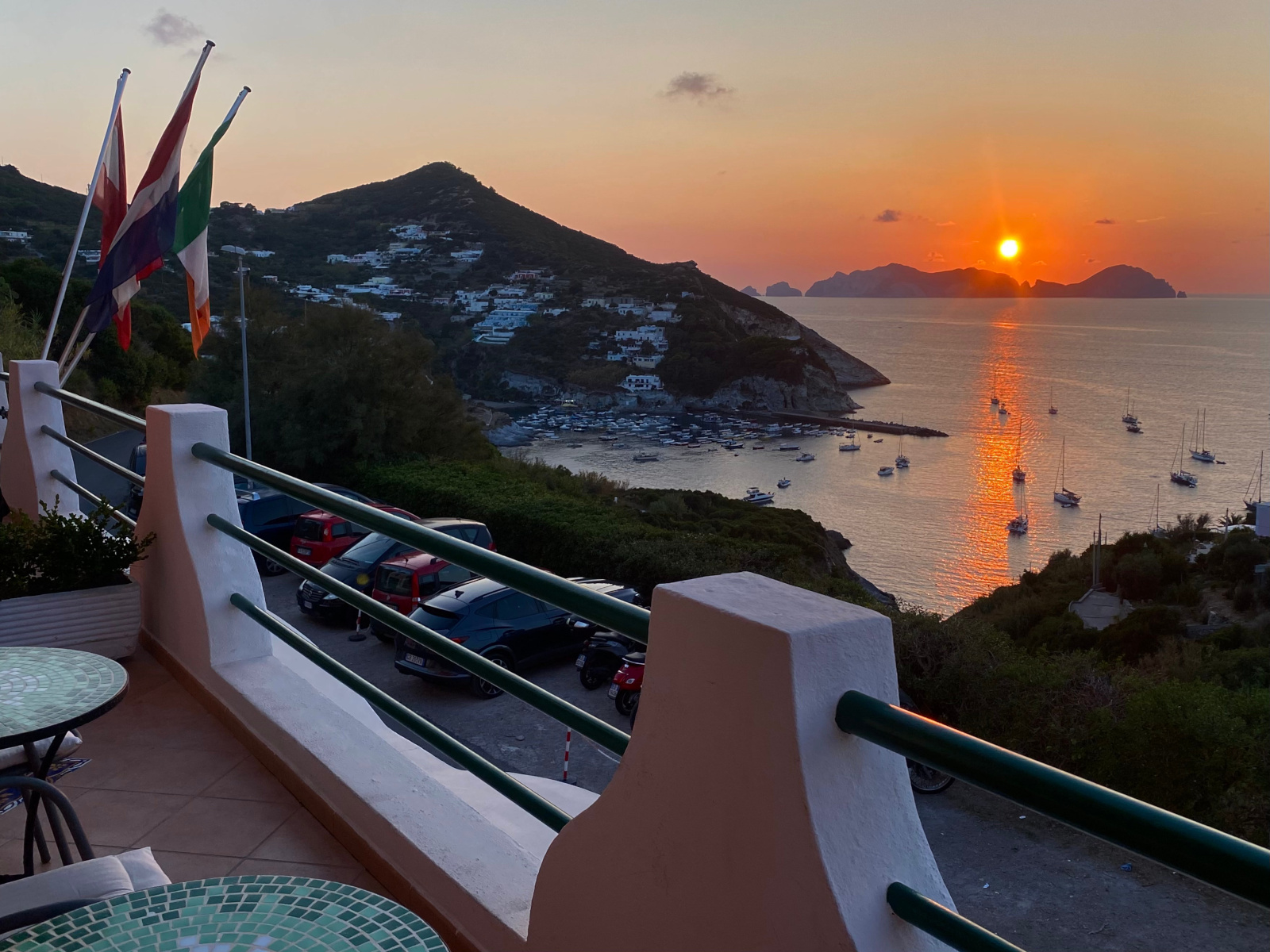 Tramonto su Palmarola da Ponza